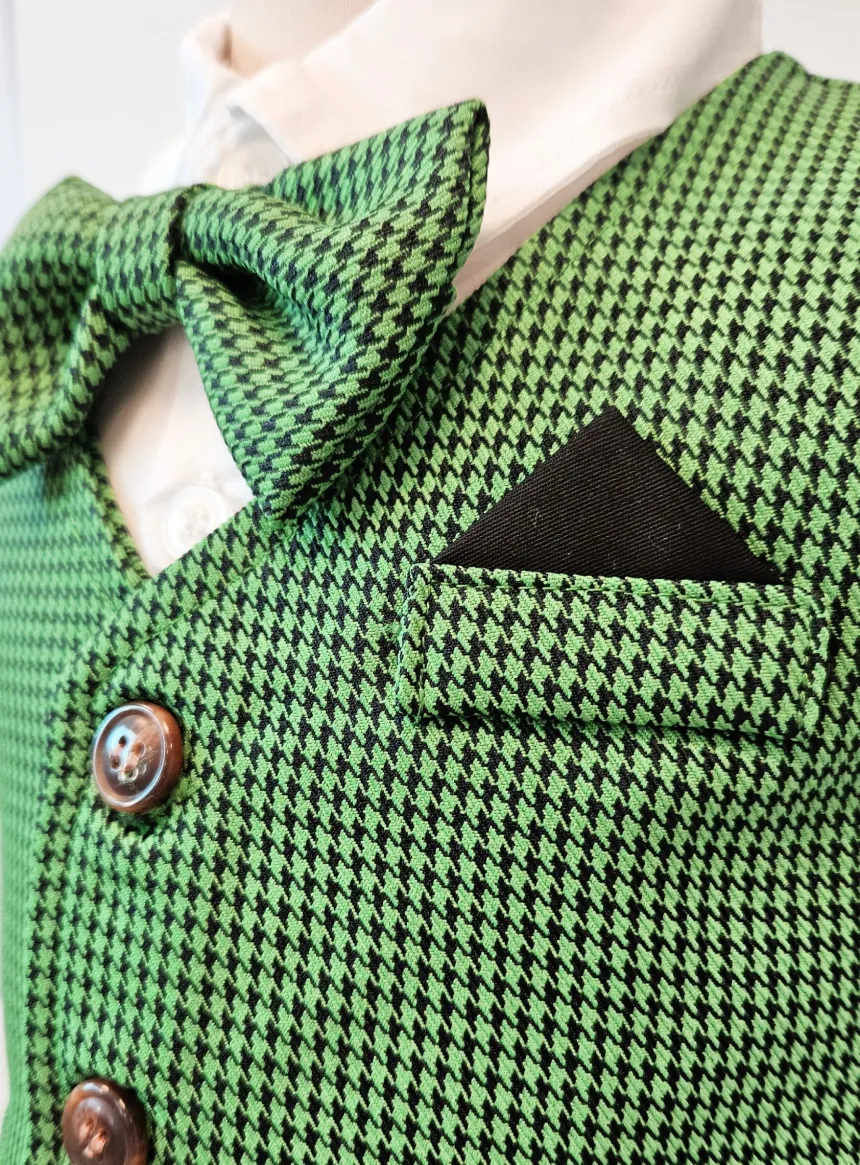 Tenue de cérémonie petit garçon verte