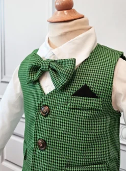 Tenue de cérémonie petit garçon verte