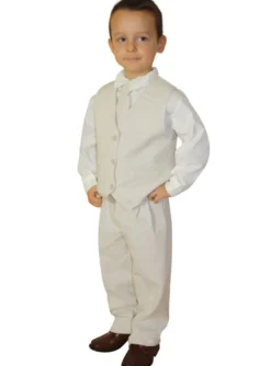 Tenue mariage garçon coton Oliver 4p.