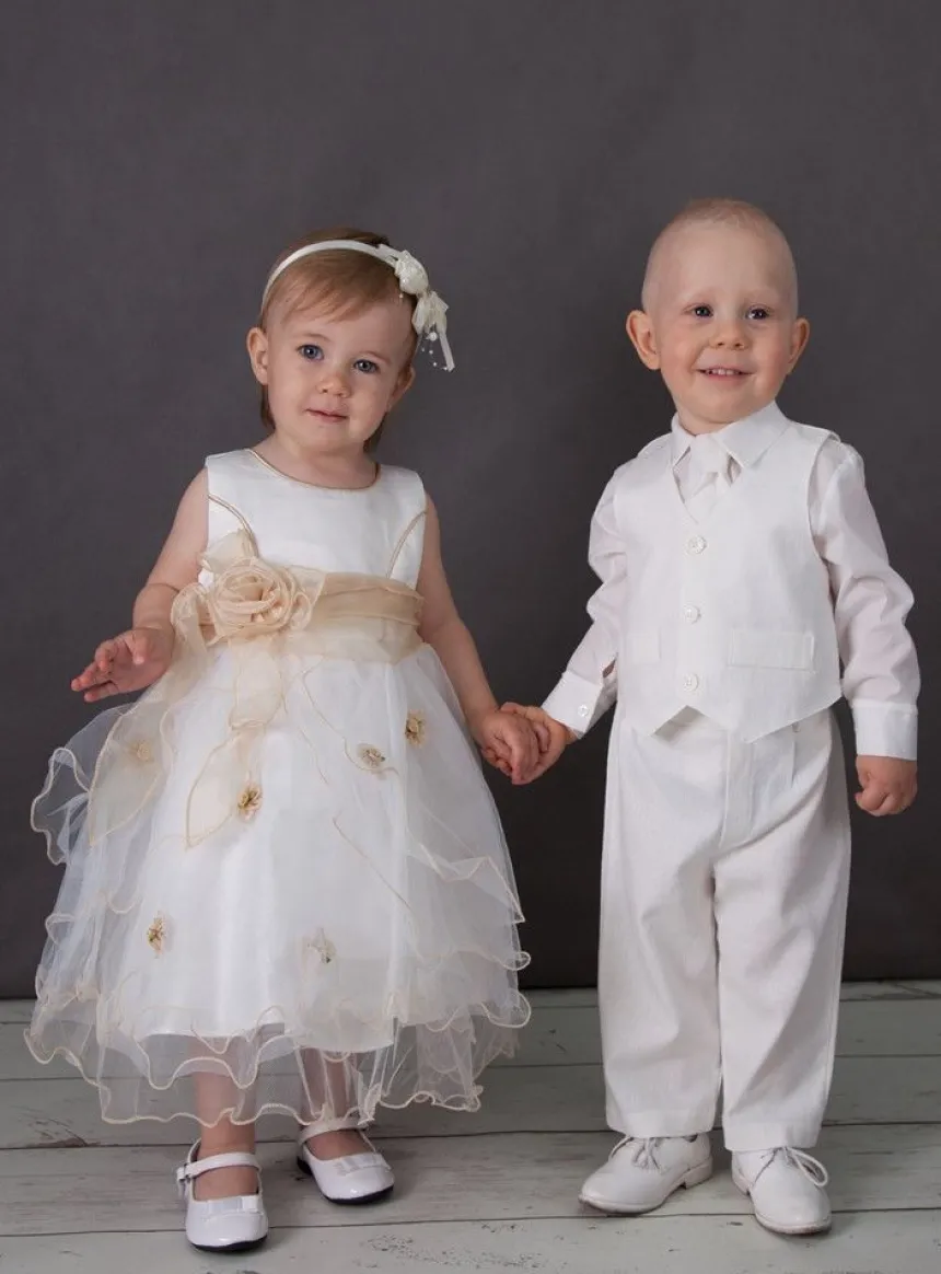 Tenue mariage garçon coton Oliver 4p.