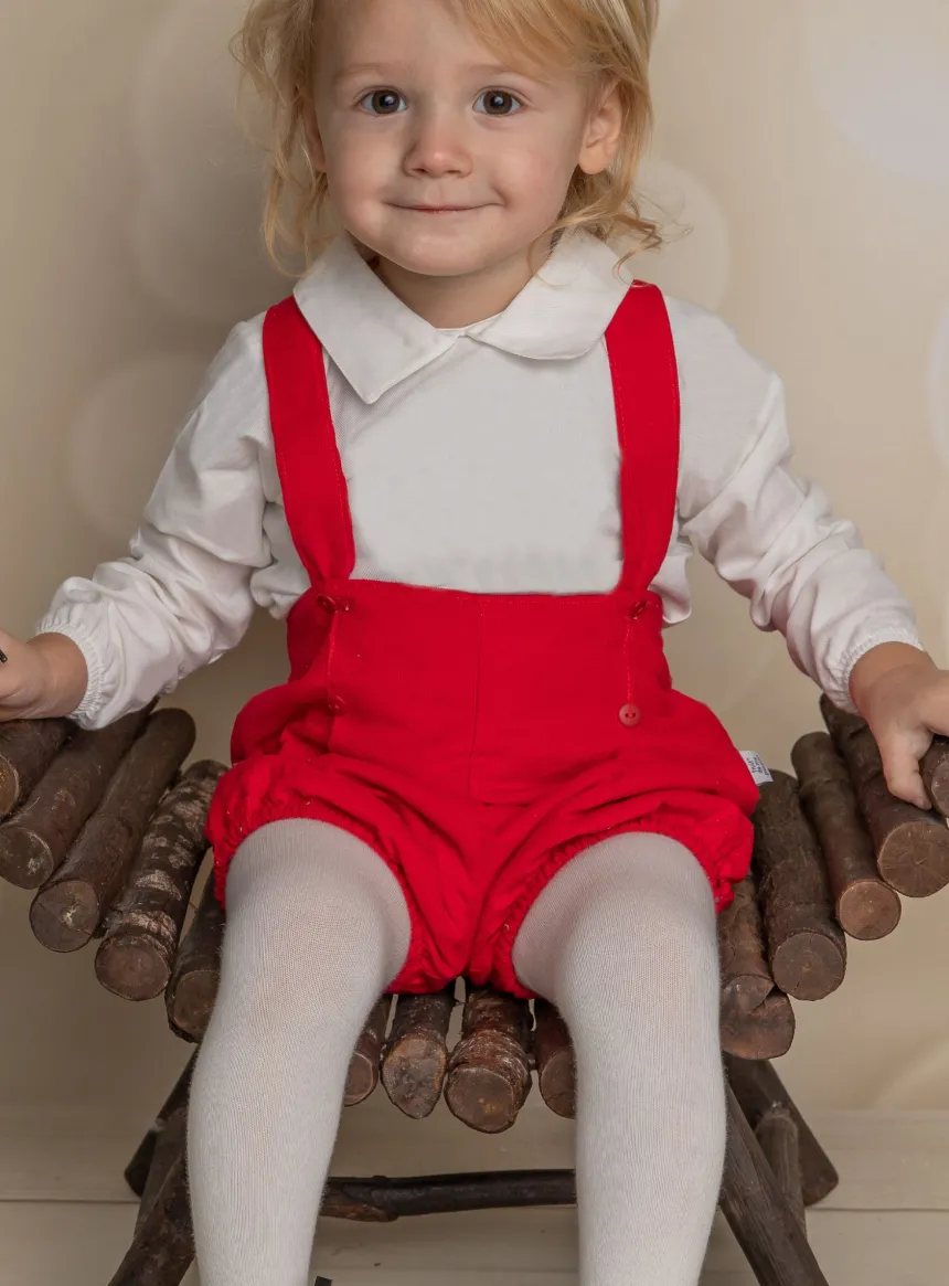 Tenue rouge pour petit garçon
