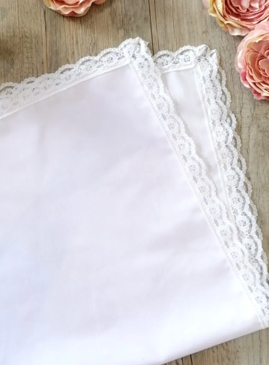 Tissu linge dentelle
