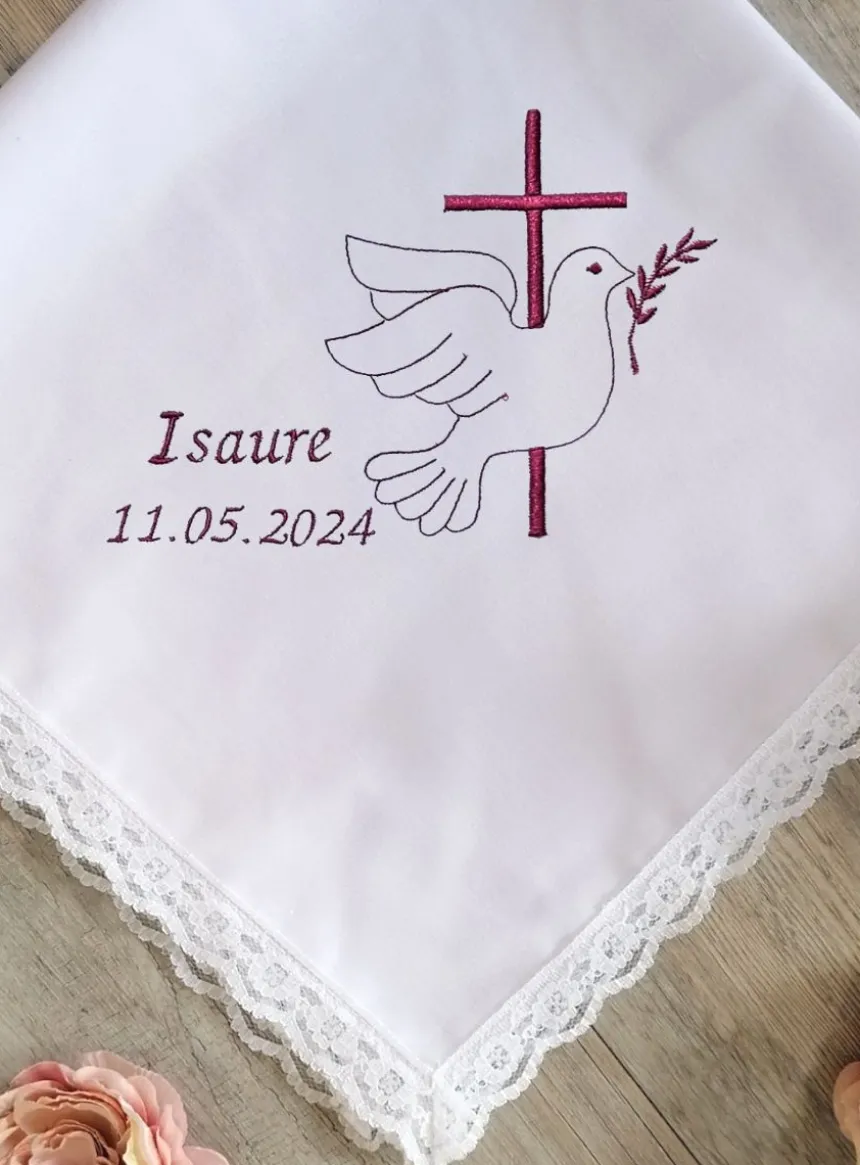 Tissu linge dentelle