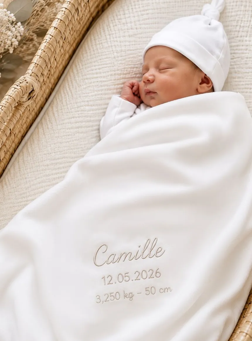 Trousseau de naissance ou baptême à personnaliser