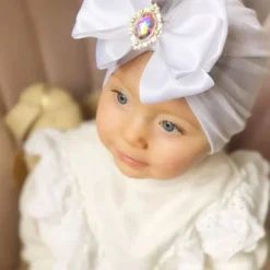 Turban cheveux fille cérémonie