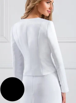 Veste blazer de mariage pour femme en satin