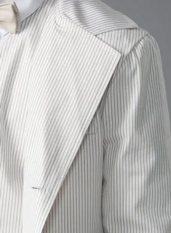 Veste costume bébé et garçon rayée