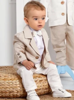 Veste costume bébé ou garçon Lin Edouard