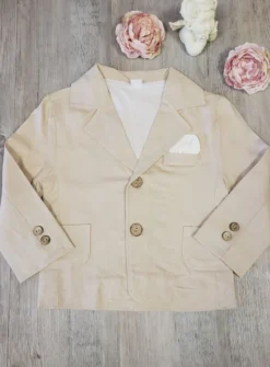 Veste costume bébé ou garçon Lin Edouard