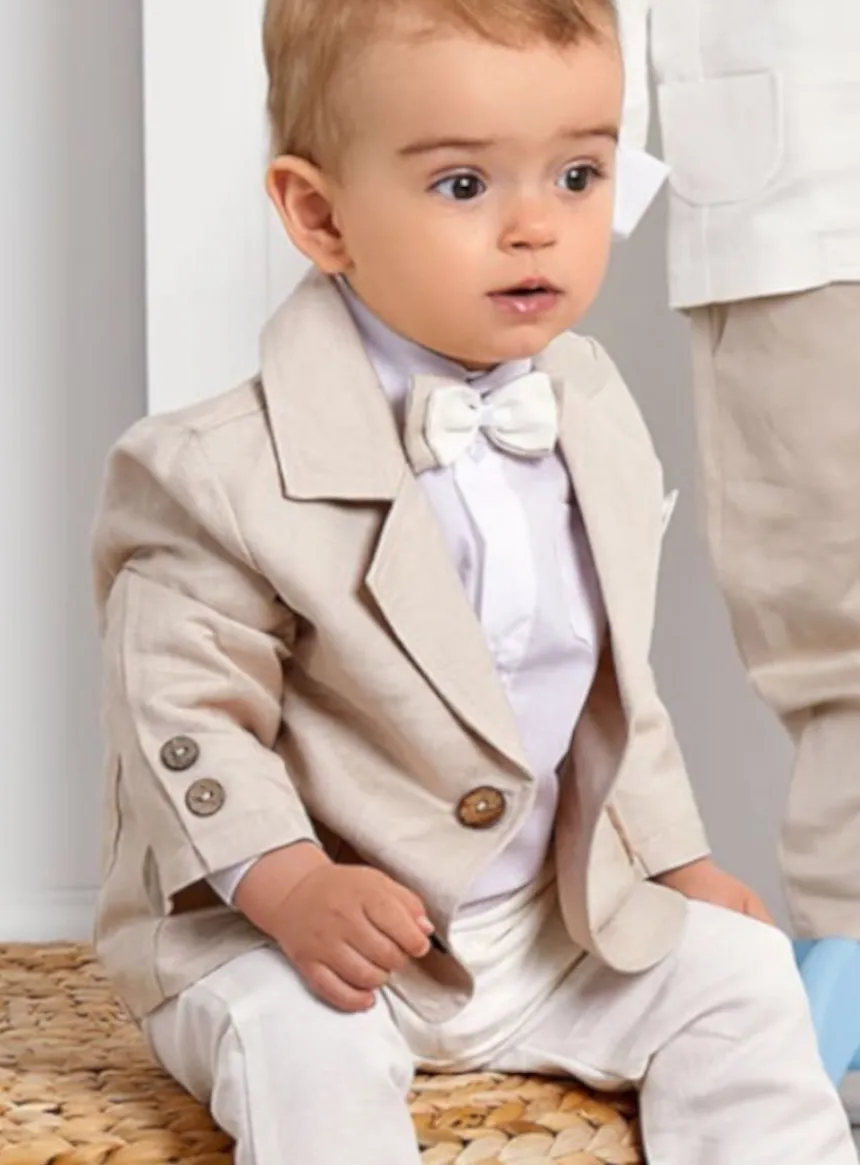 Veste costume bébé ou garçon Lin Edouard