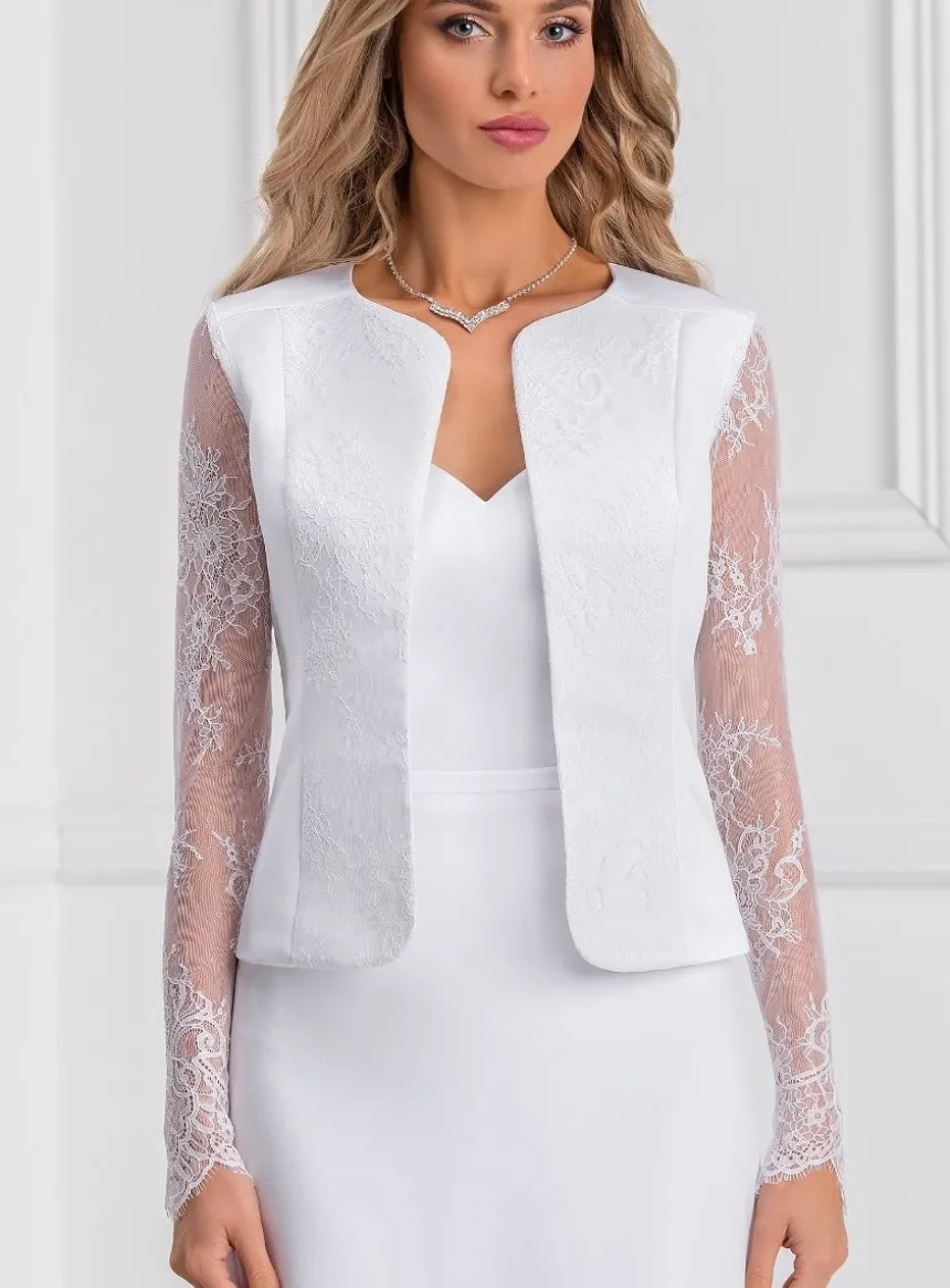 Veste en dentelle pour mariage