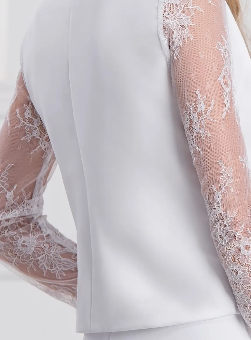 Veste en dentelle pour mariage