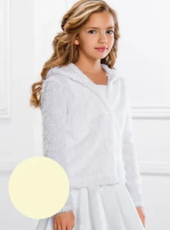 Veste fille fausse fourrure hiver