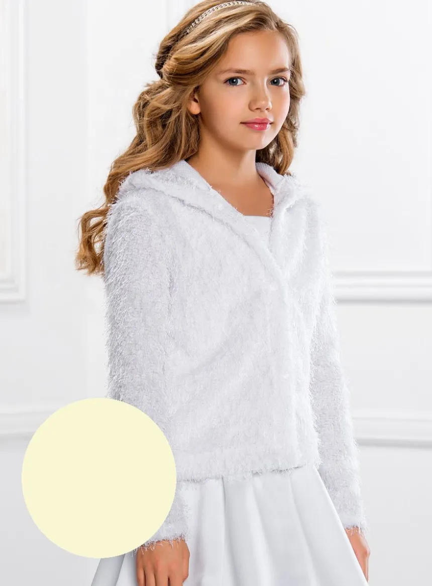 Veste fille fausse fourrure hiver