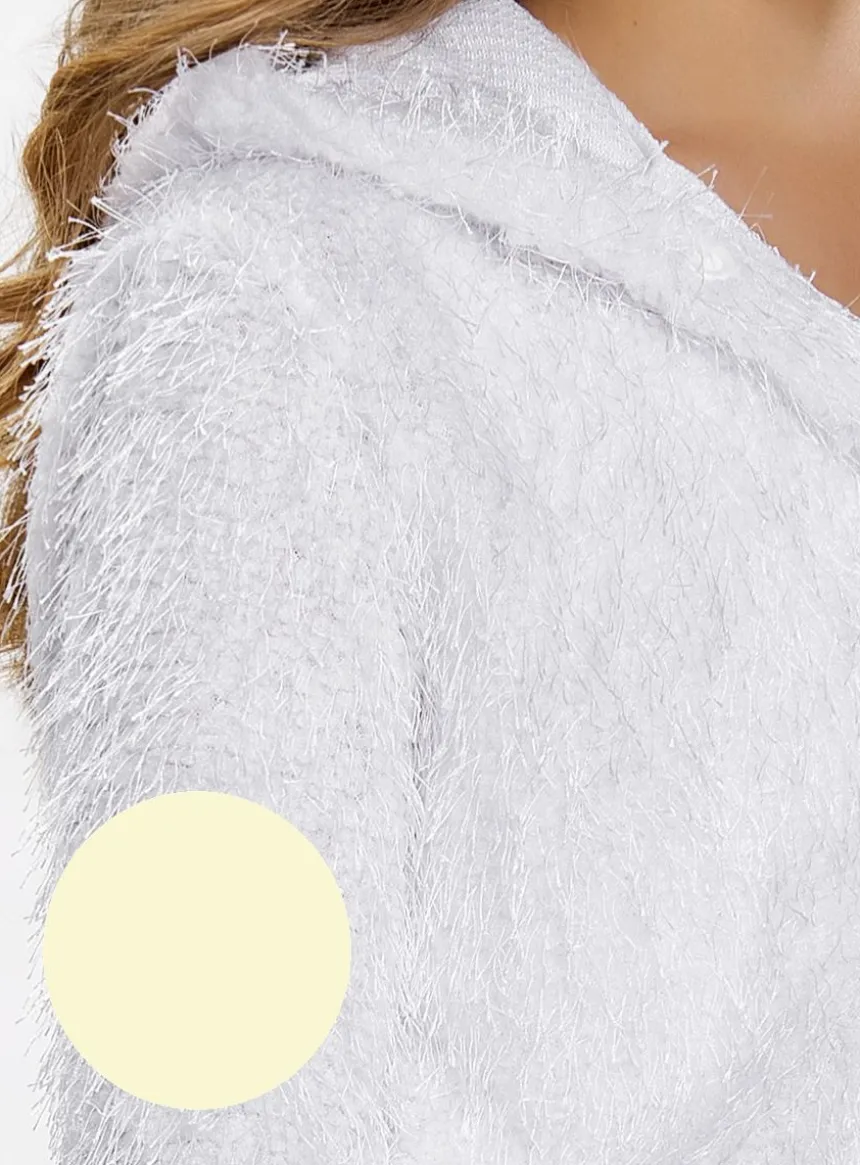Veste fille fausse fourrure hiver