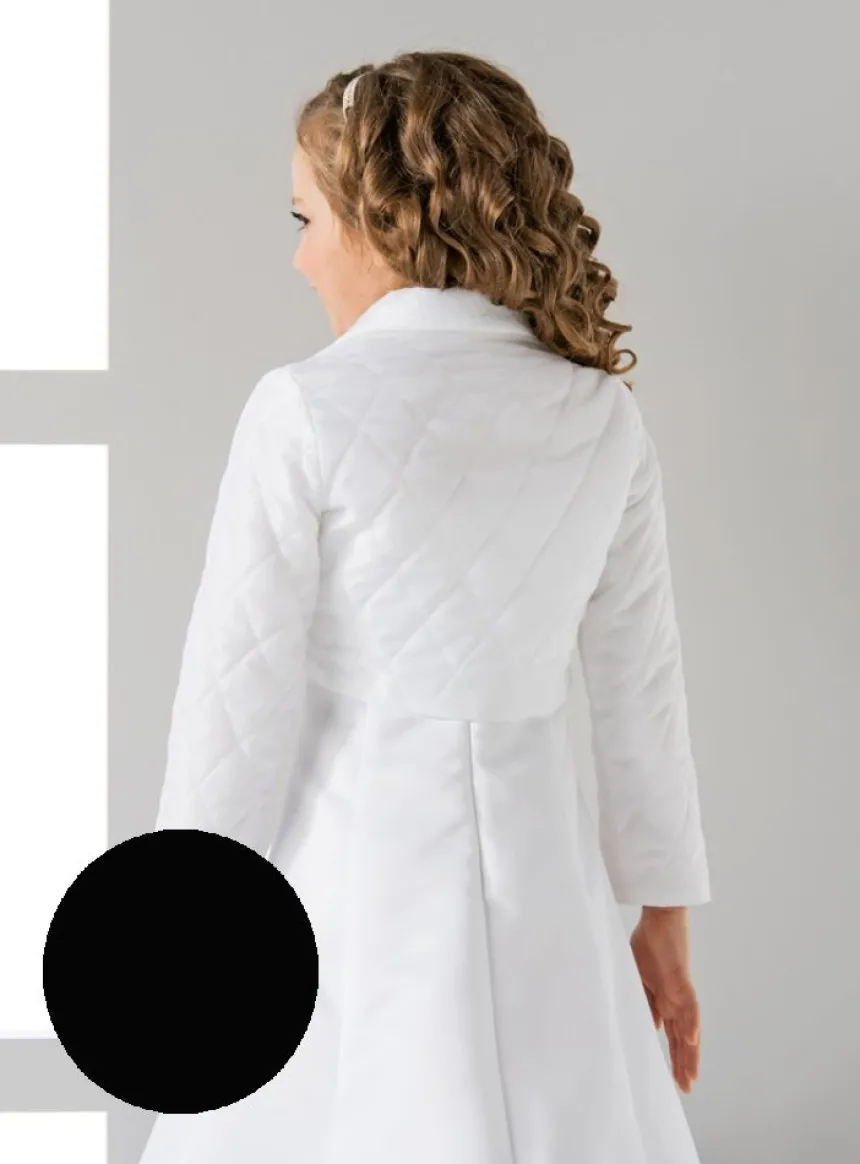 Veste fille matelassée manches longues