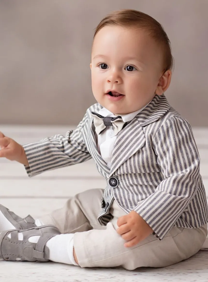 Veste rayée bébé garçon