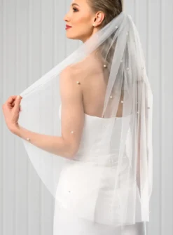Voile de mariée avec perles