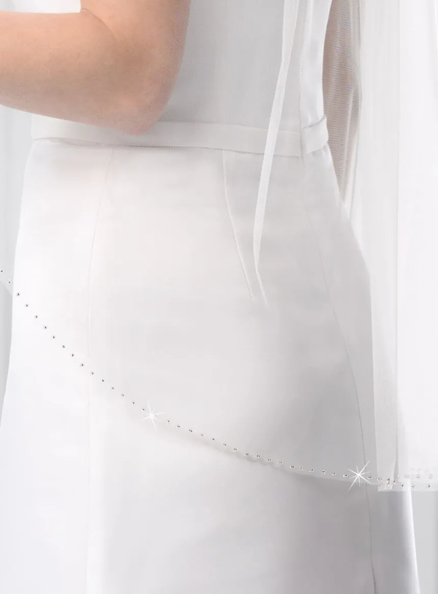 Voile de mariée avec strass