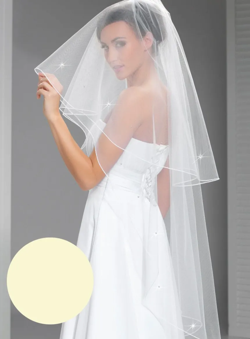 Voile de mariée couture strass