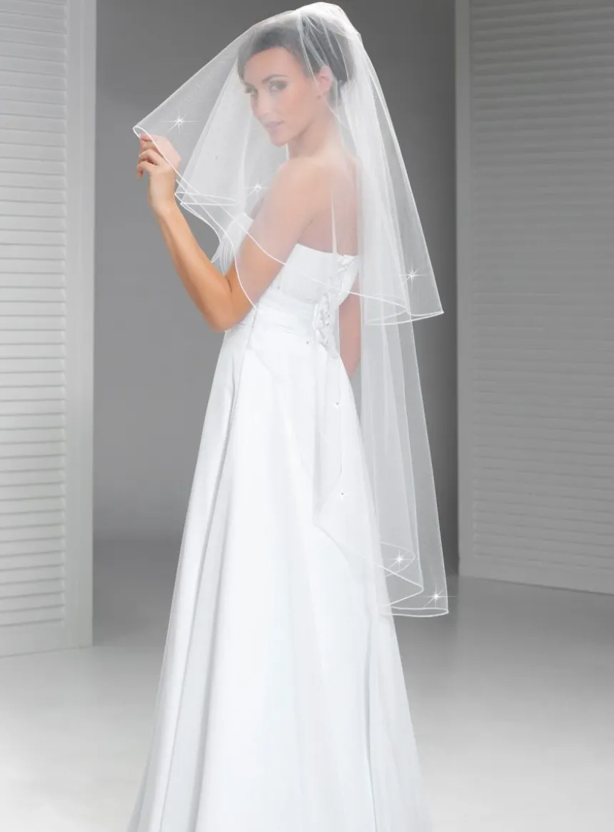 Voile de mariée couture strass