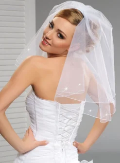 Voile de mariée couture strass